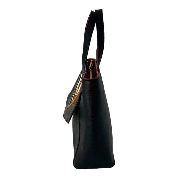 Harry Potter LOUNGEFLY Black Suit Tie Embroidered Crossbody Purse Rare Handle - Picture 7 of 12